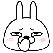 Moving rubbing rabbit อิโมจิแอนิเมชัน รูปที่ 9