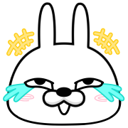 Moving rubbing rabbit อิโมจิแอนิเมชัน รูปที่ 11