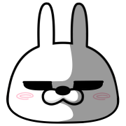 Moving rubbing rabbit อิโมจิแอนิเมชัน รูปที่ 12