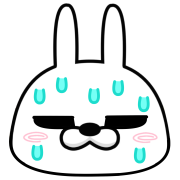 Moving rubbing rabbit อิโมจิแอนิเมชัน รูปที่ 17