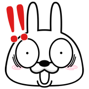 Moving rubbing rabbit อิโมจิแอนิเมชัน รูปที่ 22