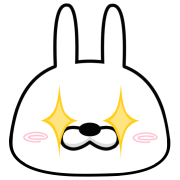 Moving rubbing rabbit อิโมจิแอนิเมชัน รูปที่ 23