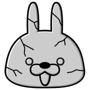 Moving rubbing rabbit อิโมจิแอนิเมชัน รูปที่ 24