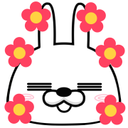 Moving rubbing rabbit อิโมจิแอนิเมชัน รูปที่ 25