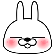 Moving rubbing rabbit อิโมจิแอนิเมชัน รูปที่ 26