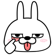 Moving rubbing rabbit อิโมจิแอนิเมชัน รูปที่ 28