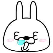 Moving rubbing rabbit อิโมจิแอนิเมชัน รูปที่ 29
