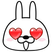 Moving rubbing rabbit อิโมจิแอนิเมชัน รูปที่ 30