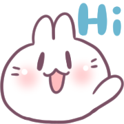 BossTwo: อิโมจิดุ๊กดิ๊กกระต่ายน่ารัก