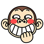 อิโมจิไลน์ Funny Monkey★ อิโมจิดุ๊กดิ๊ก