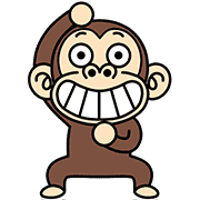 อิโมจิไลน์ Funny Monkey★ อิโมจิดุ๊กดิ๊ก