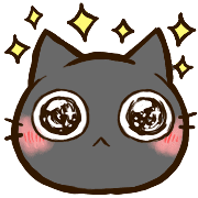 Ohagi Emoji-Black cat- รูปที่ 6