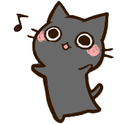 Ohagi Emoji-Black cat- รูปที่ 39