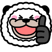 Smiling Alpaca อิโมจิแอนิเมชัน รูปที่ 5