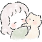 Girl and cat . รูปที่ 10