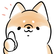Moving Shiba Inu Dog EMOJI