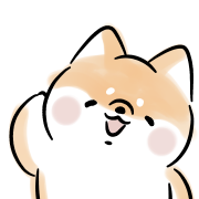 Moving Shiba Inu Dog EMOJI รูปที่ 23