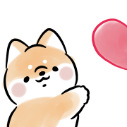 Moving Shiba Inu Dog EMOJI รูปที่ 27
