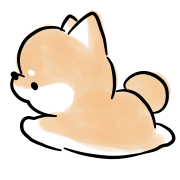 Moving Shiba Inu Dog EMOJI รูปที่ 29
