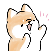 Moving Shiba Inu Dog EMOJI รูปที่ 31