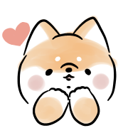 Moving Shiba Inu Dog EMOJI รูปที่ 33