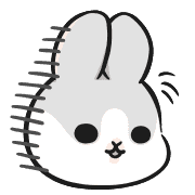 อิโมจิไลน์ Machiko Rabbit อิโมจิแอนิเมชัน