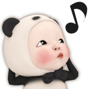 Panda Towel อิโมจิแอนิเมชัน