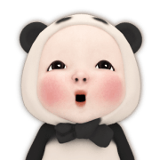 Panda Towel อิโมจิแอนิเมชัน