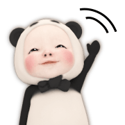 Panda Towel อิโมจิแอนิเมชัน รูปที่ 6