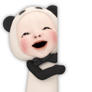 Panda Towel อิโมจิแอนิเมชัน รูปที่ 8