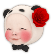 Panda Towel อิโมจิแอนิเมชัน รูปที่ 11