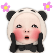 Panda Towel อิโมจิแอนิเมชัน รูปที่ 12