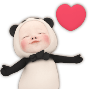 Panda Towel อิโมจิแอนิเมชัน รูปที่ 13