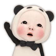 Panda Towel อิโมจิแอนิเมชัน รูปที่ 16
