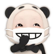 Panda Towel อิโมจิแอนิเมชัน รูปที่ 18