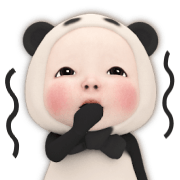 Panda Towel อิโมจิแอนิเมชัน รูปที่ 26