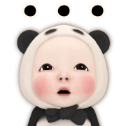 Panda Towel อิโมจิแอนิเมชัน รูปที่ 29