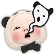 Panda Towel อิโมจิแอนิเมชัน รูปที่ 30