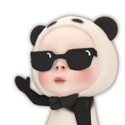 Panda Towel อิโมจิแอนิเมชัน รูปที่ 32
