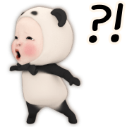 Panda Towel อิโมจิแอนิเมชัน รูปที่ 35