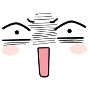 Cheeks Pink animated emoji รูปที่ 33