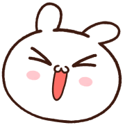 กระต่ายขี้เล่นกับแครอท อีโมจิ ดุ๊กดิ๊ก