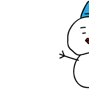 อิโมจิไลน์ Snowman's Yukidaru Emoji