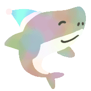 อิโมจิไลน์ Marble winter shark