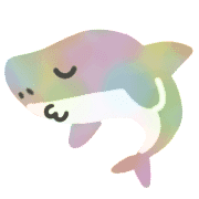 อิโมจิไลน์ Marble winter shark