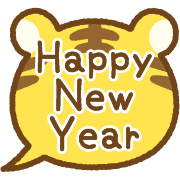 อิโมจิไลน์ Tiger-san New Year Emoji