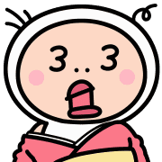 อิโมจิไลน์ Shirome-chan's animation Emoji 2