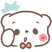 หมีขออิโมจิดุ๊กดิ๊ก