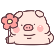 เจ้าหมูน้อย Lazynfatty อิโมจิแอนิเมชัน รูปที่ 5