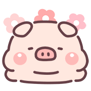 เจ้าหมูน้อย Lazynfatty อิโมจิแอนิเมชัน รูปที่ 6